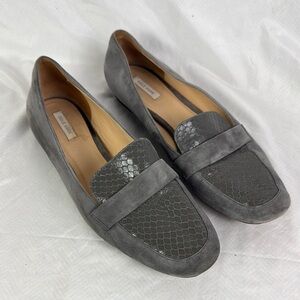 Cole Haan women’s Dakota loafer grey suede flats size 10